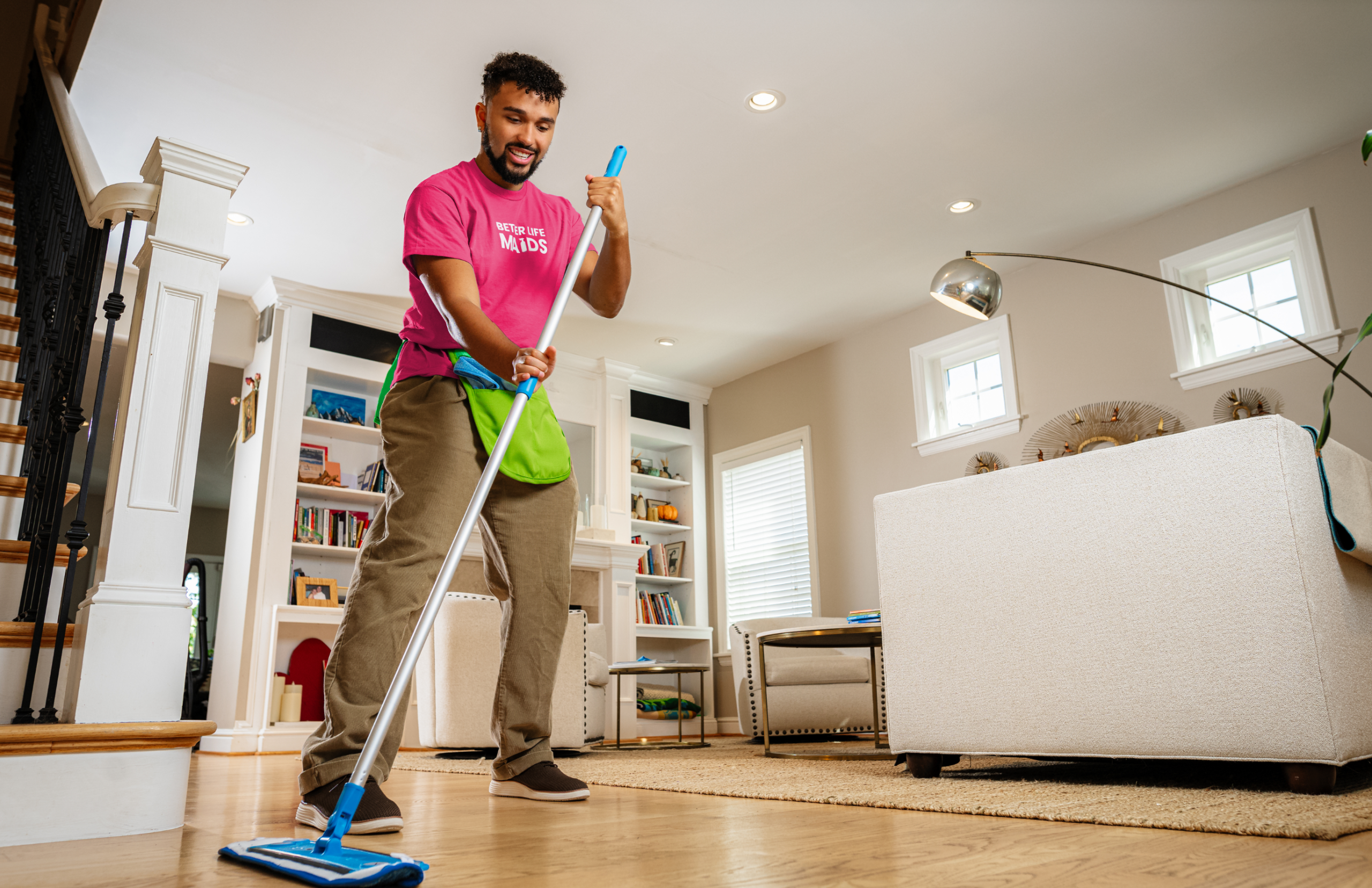 A clean home brings satisfaction?>