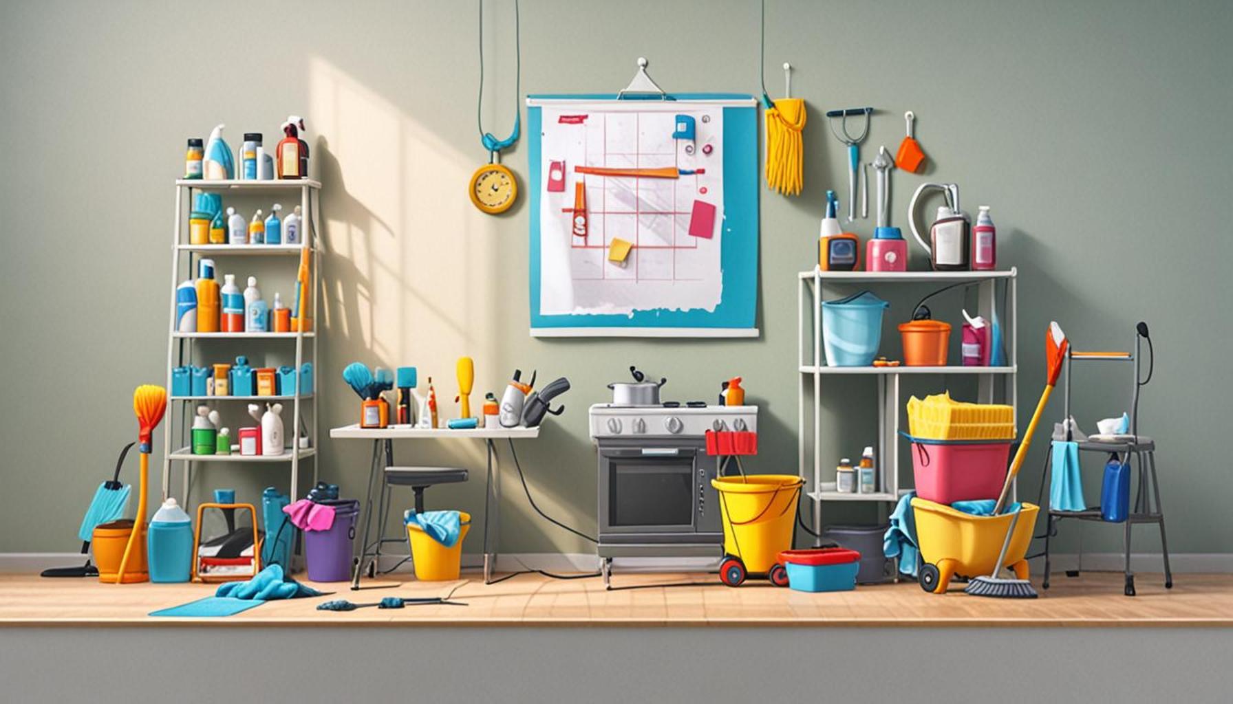 How to implement a reminder system for cleaning and maintenance tasks