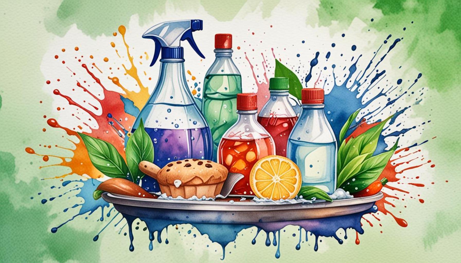 Use of vinegar and baking soda as alternatives for eco-friendly cleaning