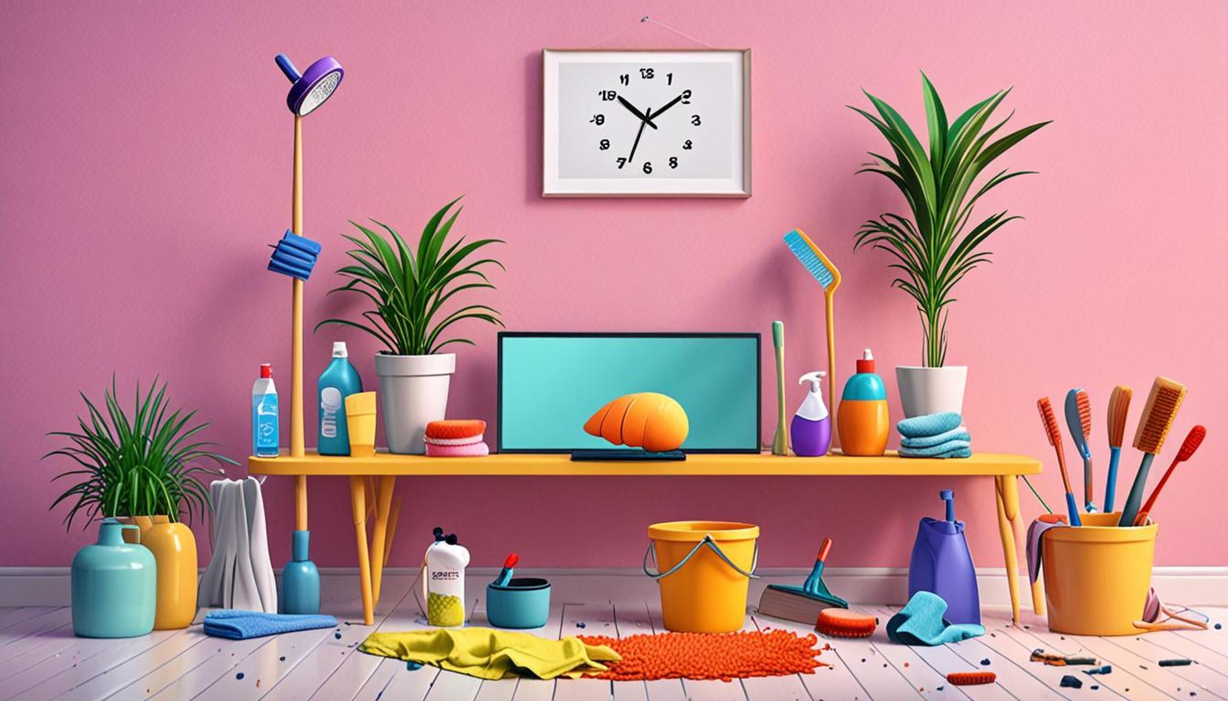 The relationship between cleaning routines and mental well-being: how a schedule can help