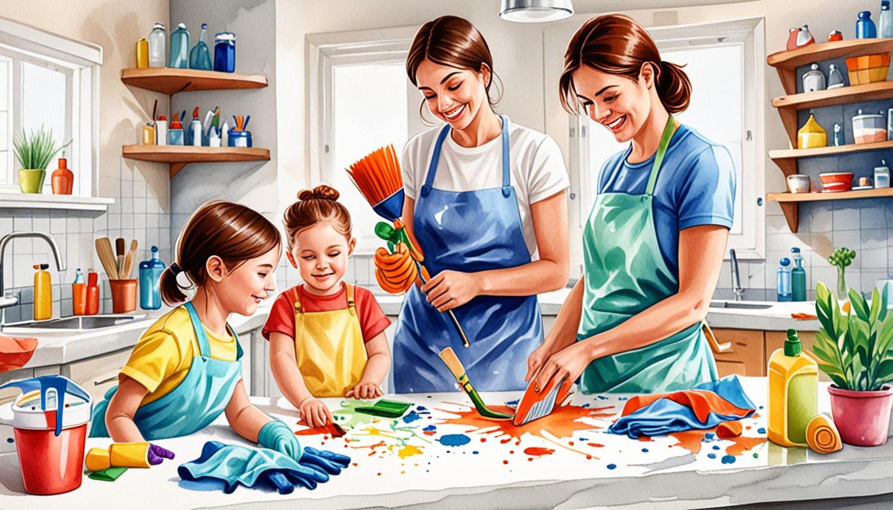 How to Involve the Whole Family in the Cleaning Routine: Strategies for a Collaborative Schedule