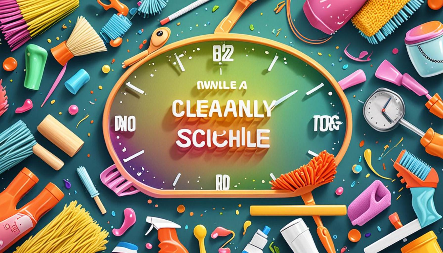 How to Create a Weekly Cleaning Schedule that Maximizes Your Time Efficiency