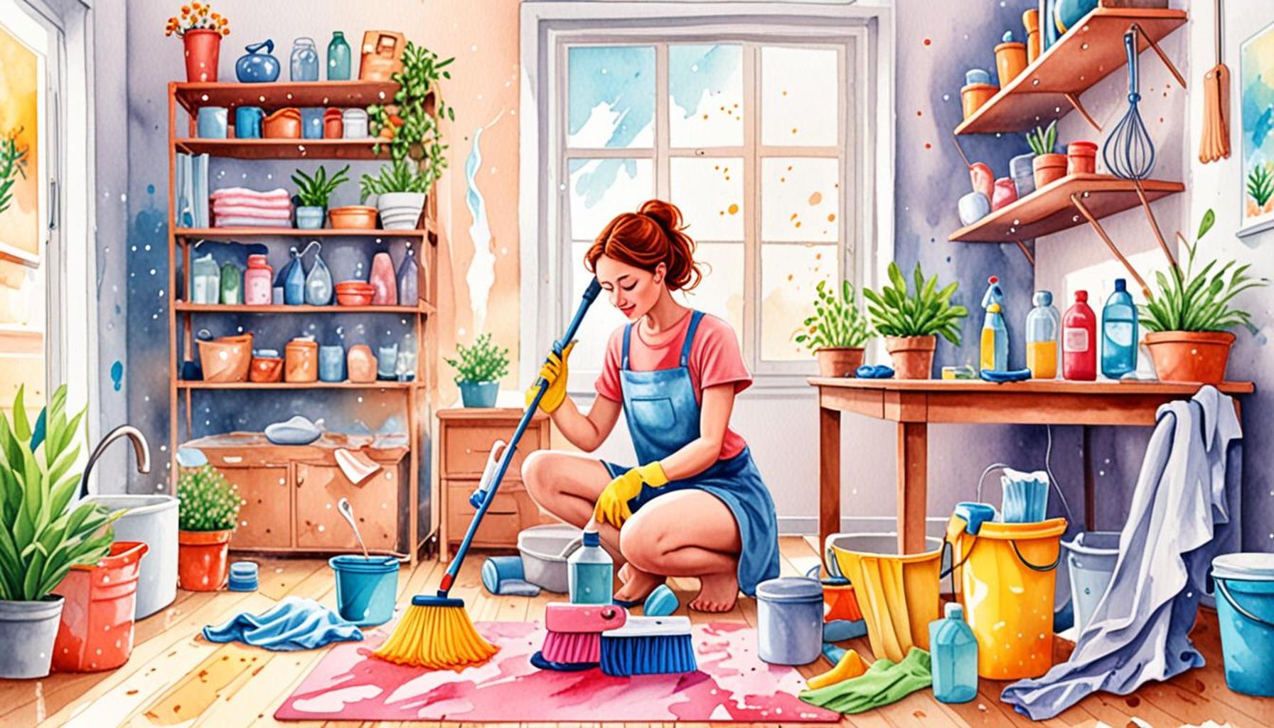 The effectiveness of daily cleaning routines for a healthier home